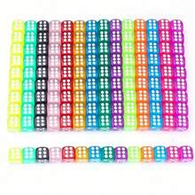 50pcs Colored Dice, 6-Sided Dice For Board Games, Loose Dice For Parties, Board Games (Random Color) - 彩色 - 查看 5