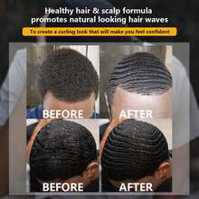 Goiple 7pcs Strong Hold 360 Wave Pomade Kit For Men, Silky Durag & Wave Brushes, Easy Wash Non-Greasy Hair Cream For Deep Layered Waves, Moisture Locking & Silky Shine, Beginner-Friendly Wave Training Set, Salon-Quality, Travel-Friendly, For All Hair Types - Black Wax 7-piece Set - View 10