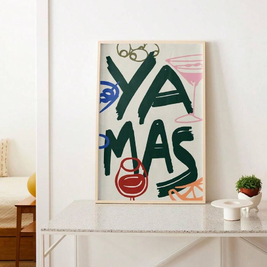 Greek Grilled Meat Art Painting - Modern Mediterranean Greek Food Poster, Suitable For Kitchen And Dining Room Decor, Frameless Design, Housewarming Gift, Greek Cuisine Wall Decor - C - View 1