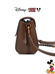 Disney 女士新款复古米奇老鼠高端迷你方包 - 通勤、单肩、斜挎皆宜，尽显奢华小众风格 - 彩色 - 查看 4