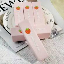 1個濕潤奶油棒壓力球（多色）趣味感官紓壓玩具，緩解焦慮、集中注意力，具療癒效果 - 粉紅色草莓 - 查看 2