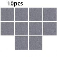 10片11.81英寸x11.81英寸自粘地毯方块，这些撕贴式地毯方块易于安装，非常适合卧室和客厅等场所。多用途拼接方块水泥 - 10pcs - 查看 12