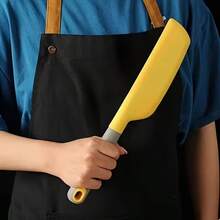 1 pieza Espátula de silicona suave y resistente al calor, mango ergonómico, opciones de multicolor, adecuada para decoración de pasteles, mezclar y raspar tazones, herramienta de cocina - Multicolor - Ver 4
