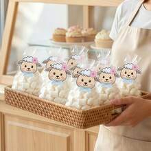 Túi quà Eid Al-Adha hình cừu dễ thương, túi đựng bỏng ngô hình cừu đáng yêu, sticker hình cừu dễ thương, dễ lắp ráp, bộ dụng cụ tự làm quà tặng tiệc Eid Al-Adha, 20 bộ túi quà tặng Eid Al-Adha. - Nhiều màu - Xem 7