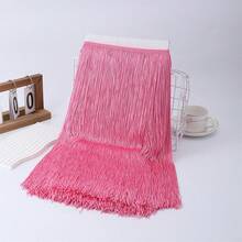 1 Yard 100cm Tassel Lace Trim Fringe Decor For Latin Dance Curtain Sewing Accessory Long Tassel For Sewing - Multicolor - View 17