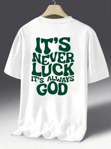 Loose-Fitting Crew Neck T-Shirt With Printed Lettering And Bull's Head Design. - White - View 2