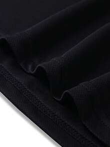 Camisetas de manga corta y cuello redondo para hombre con estampados temáticos del , camisetas masculinas de estilo informal con frases del  de fútbol impresas. - Negro - Ver 4
