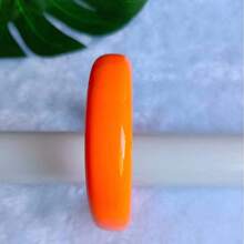 Bộ 5 vòng tay nhựa, dày 1.8cm, màu neon nổi bật, có thể cá nhân hóa. - Nhiều màu - Xem 9