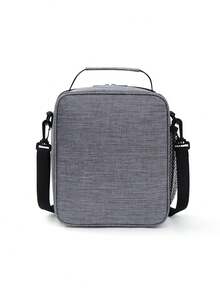 1pc Oxford Cloth Business Insulated Lunch Bag, Thermal Lunch Box, Portable Lunch Tote, Cooler Bag, Large Capacity - Multicolor - View 5