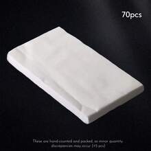 70 piezas/140 piezas Toallitas húmedas desechables para tatuajes, suministros de limpieza de tatuajes, paños de limpieza suaves y duraderos, adecuados para eliminación de maquillaje, papel de tatuaje, limpieza de tinta de tatuaje, usuarios de salón de tatuajes y spa - Multicolor - Ver 10