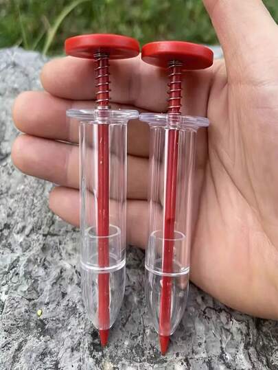 1pc Portable Seed Spreader - Easy-To-Use Manual Seeder Suitable For All Seeds, Ideal Garden And Lawn Care Tool, On-Demand Seed Dispenser