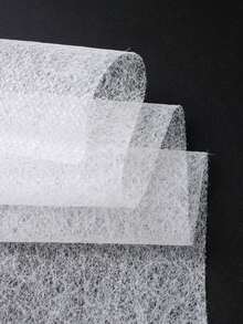 200/100 piezas Almohadillas de papel filtro desechables para uñas, papel de filtración de polvo para aspiradora de uñas, almohadillas de tela no tejida portátiles para salón de uñas profesional - Blanco - Ver 5