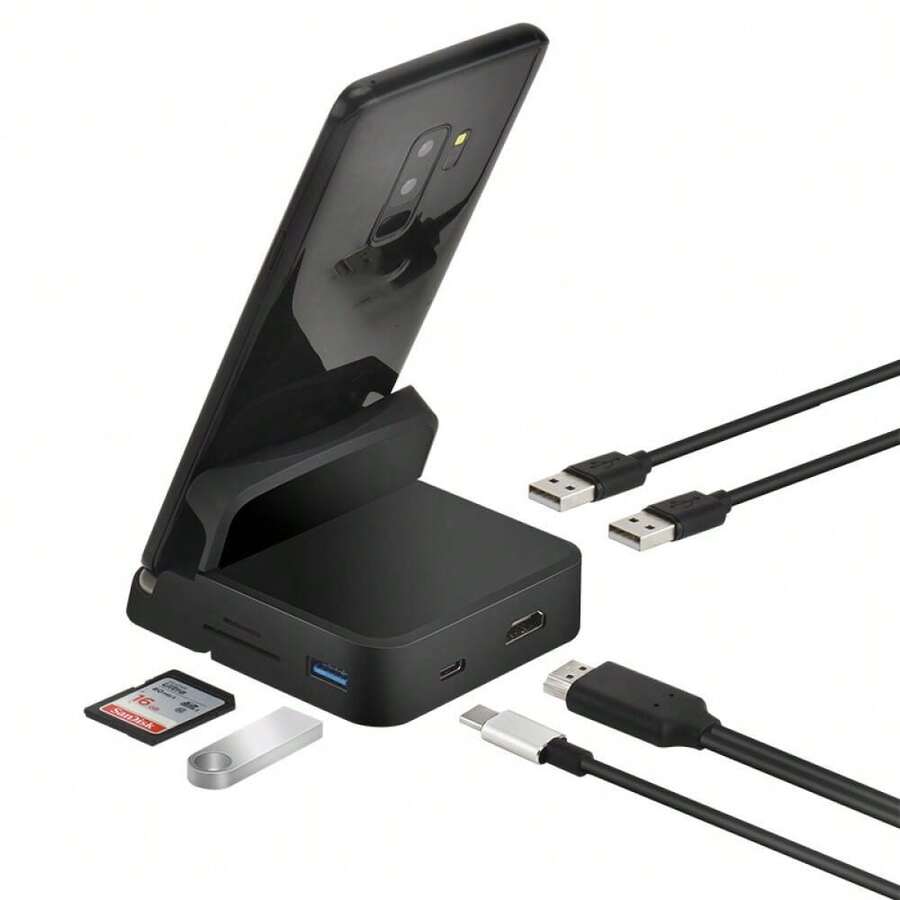 (Virtual ) USB3.1 Bracket Docking Multi-Functional With PD Charging USB3.0 - View 1