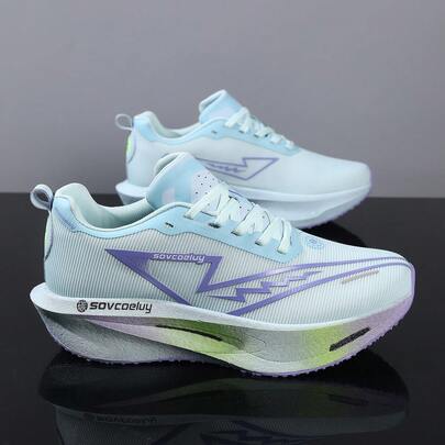 2026 Nuevos zapatos de correr profesionales, parte superior de malla transpirable, suela gruesa, antideslizante, amortiguación de impactos, zapatillas casuales coreanas para hombres, parejas, jóvenes, campus, versátiles, carreras y entrenamiento