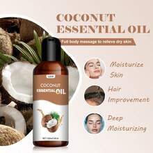 LZJV Dầu dừa, 30ml/1.0 fl oz, 100ml/3.4 fl oz - Một loại dầu mịn, có mùi dừa nhẹ nhàng, ngọt ngào, thích hợp cho máy khuếch tán tinh dầu, tạo hương thơm cho nhà cửa, trang trí Giáng sinh, nến và xà phòng. - Kết cấu mượt mà, nhẹ nhàng mang lại trải nghiệm hương thơm dễ chịu. Một lựa chọn lý tưởng cho máy khuếch tán tinh dầu. - Dầu dừa nguyên chất - Xem 7