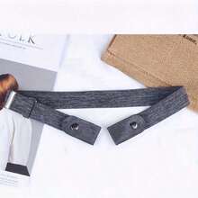 Equipped With An Elastic Waistband Set With Hidden Stretch Belts, Suitable For Casual And Formal Wear, The Vintage Style Is Ideal For Women's Daily Commuting, Birthdays, Thanksgiving, Valentine's Day, Mother's Day, Graduation Ceremonies, Parties, And Festivals, Making It A Perfect Gift Choice. - Light Blue - 查看 9