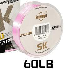 SeaKnight 100m/50m Double Layer Fluorocarbon Coated Fishing Line, Double Layer Fluorocarbon Coated Monofilament Main Line, Main Line 3-100 Lbs - Pink - View 18