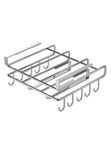 Giá đựng đồ chắc chắn, chịu lực cao, không cần móc, với 10 móc, thích hợp để đựng dụng cụ và cốc chén. Móc treo bằng kim loại sáng bóng giúp việc nấu nướng hiệu quả hơn. Giá treo nắp nồi màu bạc sang trọng, không cần khoan, có khay và giá đựng khăn giấy. Đồ dùng nhà bếp, đồ trang trí nhà cửa, vật dụng cần thiết khi đi du lịch, món quà Ngày của Mẹ mềm mại và thoải mái. - Nhiều màu - Xem 15