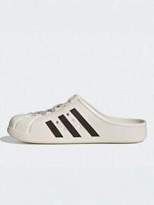 Adidas 运动凉鞋，新款露趾凉鞋，丑萌拖鞋 - 米色 - 查看 1
