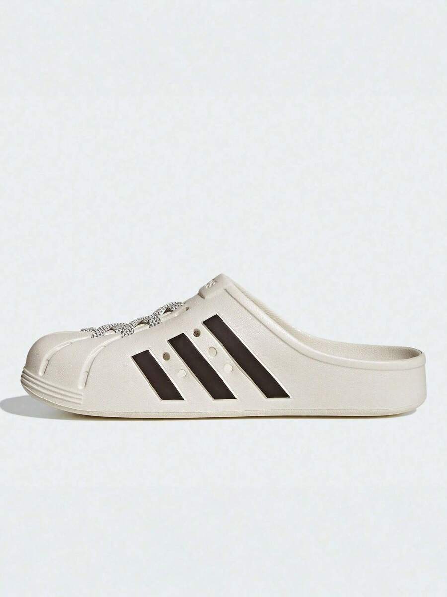 Adidas 运动凉鞋,新款露趾凉鞋,丑萌拖鞋 - 米色 - 查看 1