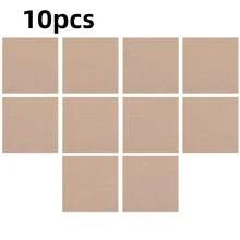 10片11.81英寸x11.81英寸自粘地毯方块，这些撕贴式地毯方块易于安装，非常适合卧室和客厅等场所。多用途拼接方块水泥 - 10pcs - 查看 14