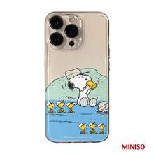Miniso 名创优品史努比沙滩透明TPU手机壳，适用于iPhone 17/17 Pro/17 Pro Max/17 Air/16/15/14/13/12/11/X系列，iPhone 17 Pro Max手机壳，iPhone 17 Pro手机壳，iPhone 17手机壳，圣诞礼物，女朋友 - 無色 - 查看 6