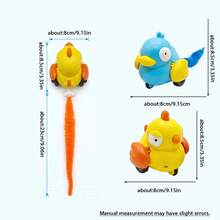 Đồ chơi lăn tròn tự động cho mèo, bóng bàn giúp giảm buồn chán, chống cắn gặm, đồ chơi trêu chọc mèo, que tự động cho mèo, keo mềm giúp mài mòn răng, không kèm pin. - Nhiều màu - Xem 7