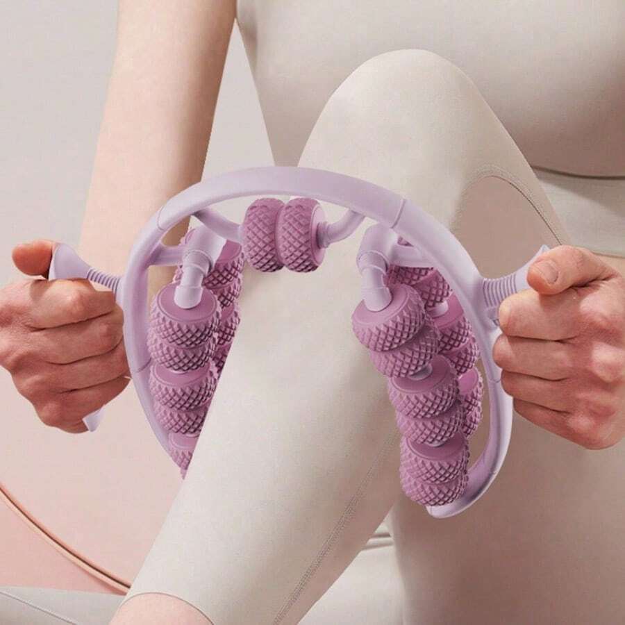 Bộ 2 máy mát xa chân 26 bánh, máy mát xa chân dạng con lăn tròn, dụng cụ mát xa thư giãn cơ bắp chân, con lăn yoga. - nhiều màu - Xem 1