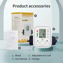 Rechargeable Wrist Blood Pressure Monitor, Automatic Electric Intelligent Blood Pressure Measuring Instrument, Can Retain Measurement Data, Can Measure The Blood Pressure Of 2 People, Rechargeable Touch Blood Pressure Monitor,Gifts For Elders - Voice - View 7