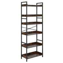 Uimoso 6-Tier Industrial Ladder Shelf Books And Plant Display Bookshelf - 1 - View 7