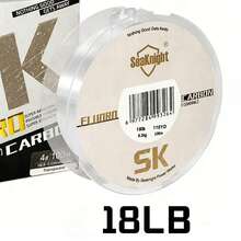 Dây câu SeaKnight 100M/50M phủ lớp Fluorocarbon, dây dẫn monofilament hai lớp phủ Fluorocarbon, dây dẫn 3-100LB - trắng - Xem 20