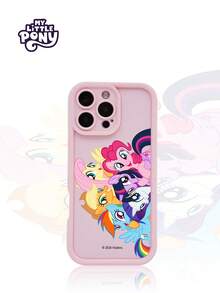 Hasbro MY LITTLE PONY 官方授权新款女士粉色手机壳，兼容安卓机型：Galaxy S25 Ultra、Galaxy S24 Plus 以及 iPhone 11 系列、12 系列、13 系列、14 系列、15 系列、15 Pro Max、16 Pro、16 Pro Max。防刮、防滑、防震。 - 粉色 - 查看 3