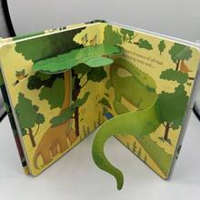 Foldable Pop-Up Dinosaur Theme Learning Materials | Made Of Cardboard, Foldable Inner Pages, Family Reading, English Learning, Cognitive Enlightenment, Language Development, Halloween, Christmas, Early Education, Vivid And Interesting Illustrations, Science Education - Multicolor - View 7