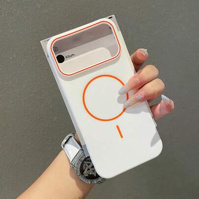 1. 极简哑光亲肤无线充电磁吸手机壳，适用于 17 Air 16 15 14 13 12 Pro Max Plus，柔软硅胶后盖