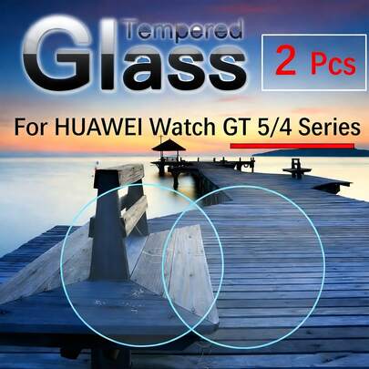 华为 Watch GT 5/4 系列钢化玻璃屏幕保护膜（2 片装）