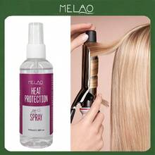 Hitzeschutzspray, MELAO Hitzeschutzspray für Haare, 100ml Hitzeschutzspray für Lockenstab & Glätteisen, verhindert Hitzeschäden, verleiht Glanz & Geschmeidigkeit, leichte Formel, Anti-Frizz, 100ml/3,38 fl.Oz - 100 ml - Übersicht 1
