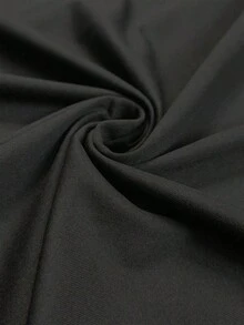 Camiseta suelta de cuello redondo para hombres con letras y cabeza de toro impresasTee - Negro - Ver 3
