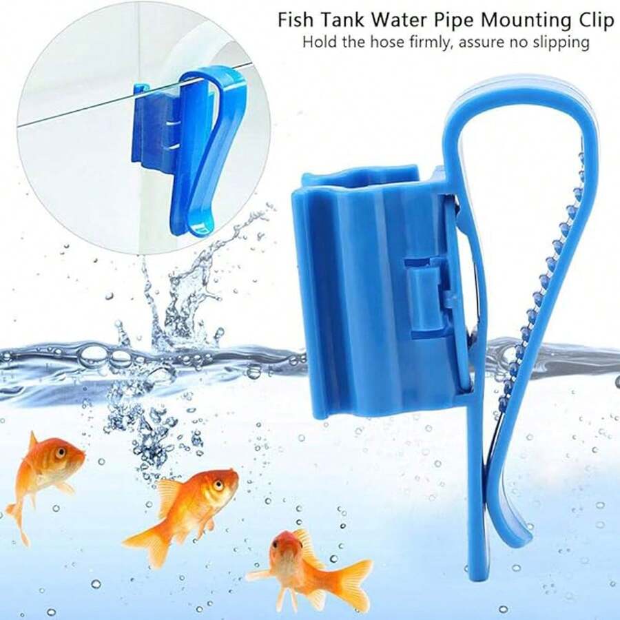 6 kẹp ống bể cá - Kẹp ống điều chỉnh được cho bể cá - Thích hợp cho bể cá cảnh. - Loại A - Xem 1