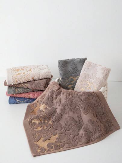 1/3/6 pièces Mouchoir en coton pur 34*34cm, style minimaliste, multicolore, absorbant, séchage rapide, convient aux hommes, femmes, couples, toutes saisons, pratique pour la salle de bain, la cuisine, les voyages, l'hôtel, l'extérieur, cadeau de vacances