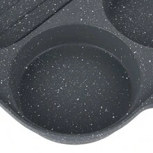 LIVINGANDHOME 3-Hole Non-Stick Egg Frying Pan For Kitchen,Camping - 查看 8