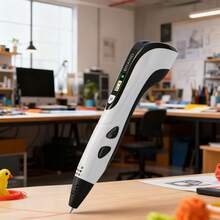 3D Printing Pen Creative Graffiti DIY Upgrade Edition, Album + Base + 3 Meters 10 Colors, Fast Heating With USB Power Supply, Durable Material. 3D Printing Pen Is Suitable For Children's 3D Painting Education, An Educational Toy, Suitable As A Gift For The Start Of The School Year, Party Gifts, Birthday Gifts For Boys And Girls. - Màu trắng - phiên bản nâng cấp - Xem 1