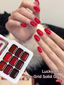 9 Colors High Saturation Semi-Solid Nail Gel, Salon Use - Multicolor - View 8