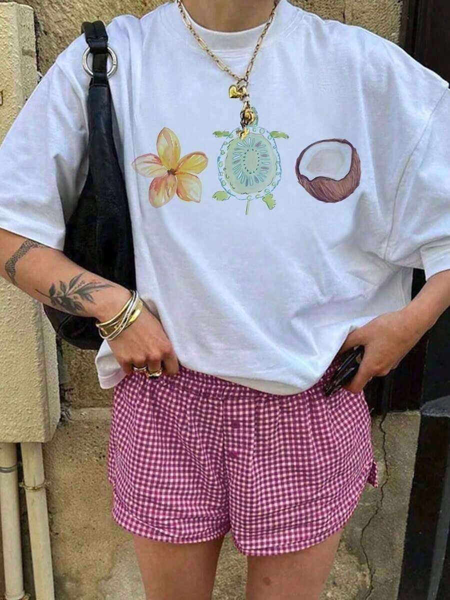 Women T-Shirts - White - View 1