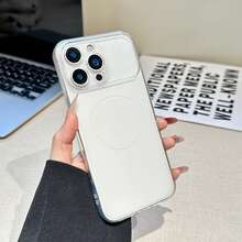High-End Solid Color Phone Case That Can Instantly Transform Into 17 Large Windows, Suitable For IPhone 17 Pro Max/17 Pro/17/17 Air/16/16 Pro Max/16 Pro/16 Plus/15/14/13 Pro Max/14 Pro Max/14 Pro/14 Plus/13 Pro/12 Pro Max/12/12 Pro/11/11 Pro/11 Pro Max. Fashionable Matte Finish Full-Body Protective Phone Case. - White - View 2