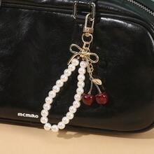 New Cherry Fruit Bag Charm Pendant Accessory Keychain - Multicolor - View 10