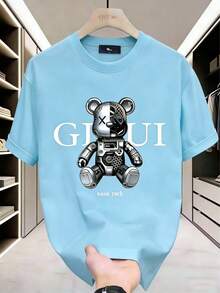 GucciS Modern Elegant And Timeless Classic USA-Shirt-LeeS/DiorSSNew Casual-Shirts Men And WomenUnisex Casual-Shirts - 淺藍色 - 查看 16