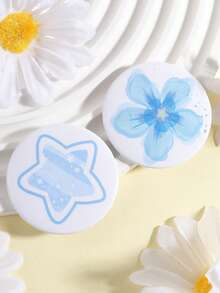 6 chiếc ghim cài áo hình móng mèo và ngôi sao hoạt hình dễ thương, ghim cài áo hình cá voi và cá heo bằng kim loại, thiết kế unisex, thích hợp đeo hàng ngày, quà tặng cho bạn bè. - Nhiều màu - Xem 4