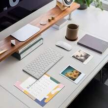 1pc Transparent PVC Desk Mat, Desktop Protector, Office Desk Pad, Extra Large Waterproof Writing Pad, Waterproof, Oil-Resistant, Wear-Resistant, Wash-Free, Suitable For Office And Home Multiple Desktops - Transparent Placemat - View 4