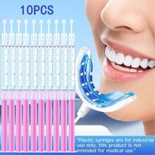 10支装牙齿美白凝胶笔，深层清洁，清新口气，日常使用，3毫升美白凝胶笔（蓝色、浅蓝色、粉色、绿色、白色） - 凝膠筆 - 查看 16