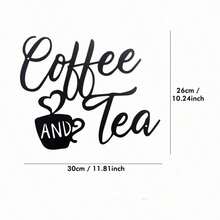 HELLOYOUNG 1 Piece Of Metal Coffee Wall Art Sign. Iron Art Craft Sign. Alphabet Sign Wall Decoration For Kitchen, Living Room And Bar. Also Suitable For Cafes, Coffee Shops, And Study Rooms, Adding A Unique Charm To These Spaces. - TY4125 - 查看 2